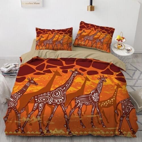 Classic Bed Linen 3D India Duvet Cover Set Bedding Sets Comforter Case and Pillowcase King Queen Double Single Size Home Textile