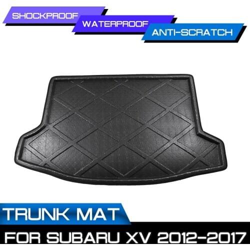 Car Rear Trunk Boot Mat Waterproof Floor Mats Carpet Anti Mud Tray Cargo Liner For Subaru XV 2012-2017