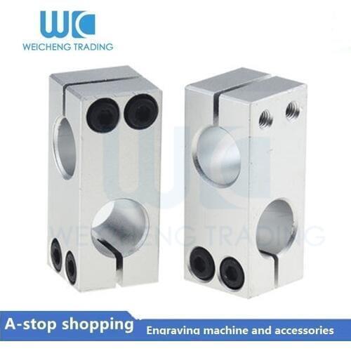 Pillar fixing clip vertical fixing diameter fixing aluminum alloy optical axis cross block steel pipe fixing bracket cnc parts