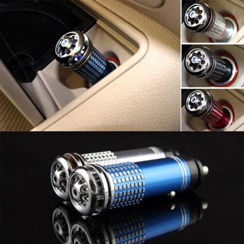 80% Hot Sell Mini Auto Car Anion Ozone Generators Air Cleaner Purifier Filter Oxygen Bar