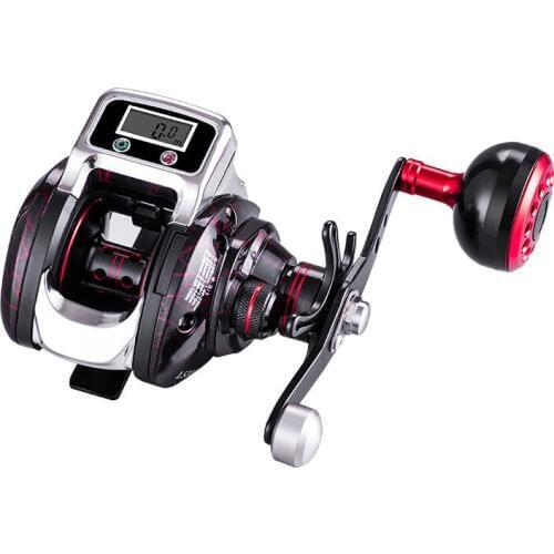2020 New Digital Display Baitcasting Reel All Metal Handle CNC Wire Cup Low-Profile Fishing Reel