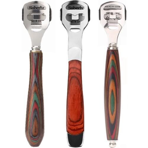 New Stainless Steel Foot Skin Shaver Corn Cuticle Cutter Remover Rasp Pedicure File Foot Callus 10 Blades Foot Care Tool