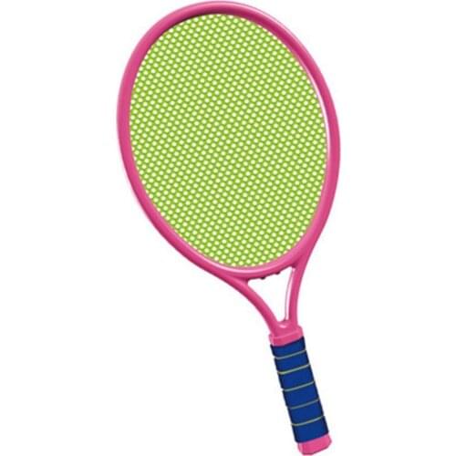 2Pcs Kids Tennis Rackets Elastic Mesh Racquets with 2 Balls Outdoor Sports Toy develop hand-eye coordination
