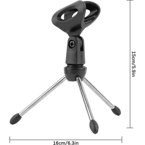 Microphone Tripod Living Streaming Net Singing Microphone Stand Height Adjustable Zinc Alloy Mic Tripod