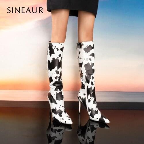 Женские высокие ботинки SINEAUR China At AliExpress