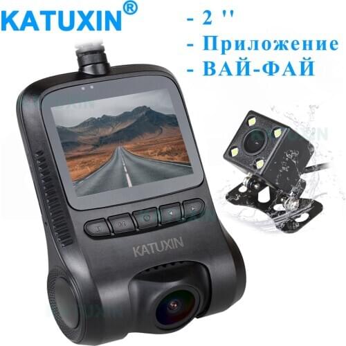 KATUXIN Wifi Hidden Car Dash Cam DVR HD Night Vision 2" Screen Dash Camera Recorder RS400