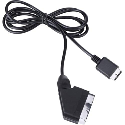 Game Connection Cable, Wire for Console Pal/ntsc,RGB Scart Cable for PS1, Ps2, PS3, TV, AV, Lead, 1.8m