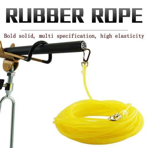 3/5/8/10/15/20m Fishing Pole Rope Protection Elastic Rubber rope Prevent Missing With Hooks Safety Anti-winding Hose Anti-bite