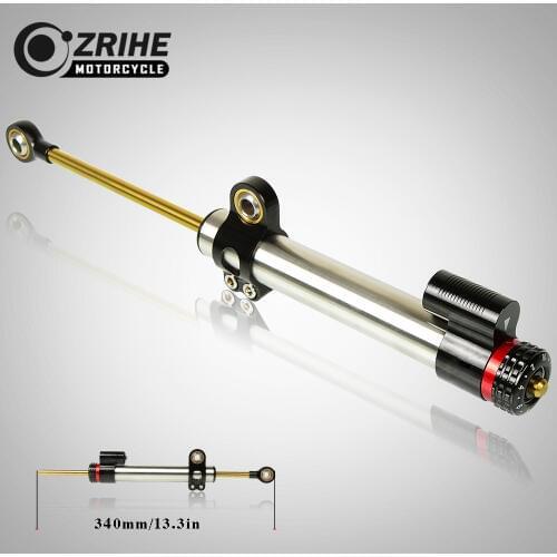 ZRIHE Motorcycle Universal Steering Stabilizer Damper Motorbike Steering Stabilize Safety Control FOR 200 690