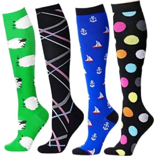 14 Colors Compression Stockings Men Women Medical Varicose Veins ,Diabetic, Swelling For Anti Fatigue Hockey Golf Rugby Socks