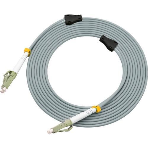 Indoor Armored 30Meters LC to LC Duplex OM1 62.5/125 Multi-mode LC/UPC Fiber Optical Cable Patch Cord Jumper LC-LC