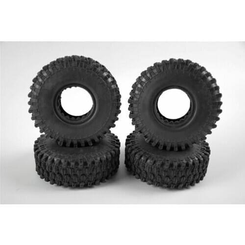 1.9 inch Climbing off-road tires with inner sponge support for TRAXXAS TRX4 AXIAL SCX10 Wrangler 120mm*45mm