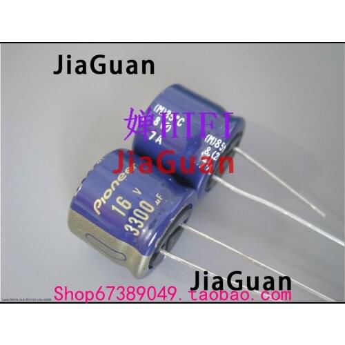 10pcs NEW NIPPON Pioneer 16v3300uf 18x15MM audio electrolytic Capacitor CHEMI-CON 3300UF 16V NCC 3300uf/16v