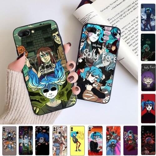 Sally Face Game TPU black Phone Case For huawei honor 10 10i 10lite 8c 8A 8X 9 9A 9lite 20 20s 20i 20lite mate20 Mobile Cases