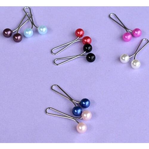 New 12 pcs Water Drop Arabic Muslim Epingle Hijab Pins Headscarf Shawl Scarf Accessories Lady Clips For Scarf Pearl Clip Pin