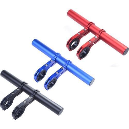 20cm Double Mountain Bike Handlebar Extender Expander Bicycle Speedometer Mount Headlight Lamp Holder