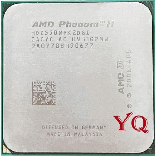 AMD Phenom II X2 550 3.1 GHz Dual-Core CPU Processor HDZ550WFK2DGI/HDX550WFK2DGM Socket AM3