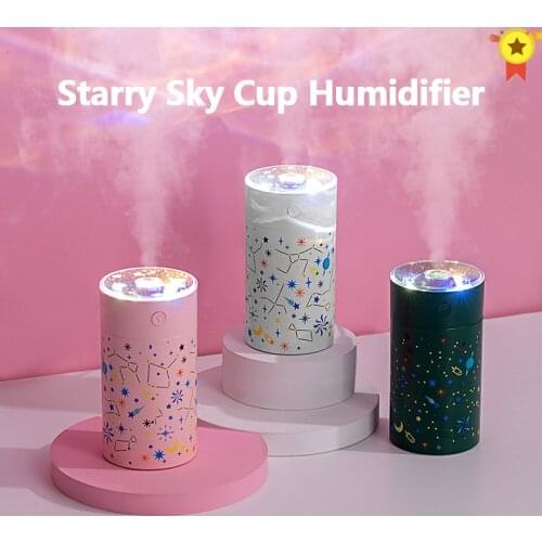 Starry sky cup Electric Aroma Diffuser Air Humidifier 250ML Ultrasonic Cool Mist Maker Fogger Home LED Essential Oil Diffuser