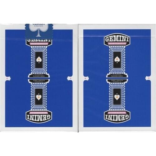 Gemini Casino Royal Blue Playing Cards Poker Size Deck USPCC Limited Edition Magic Card Games Magic Tricks Magic Props