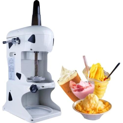 Commercial Ice Crusher Snow Ice Maker Automatic Shaving Machine Snow Ice Shaver Block Shaving Machine Easy Operation