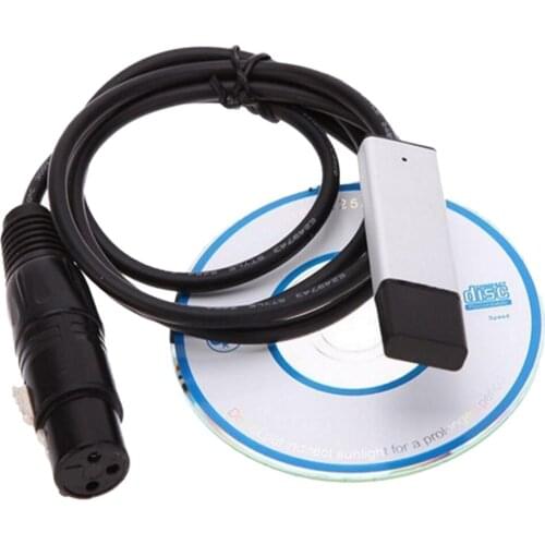 Stage Lighting Controller Dimmer Interface Adapter to DMX512 Computer PC USB