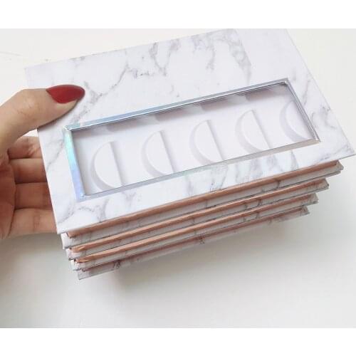 Wholesale 5pair Lash Book Eyelash Packaging Box Lash Boxes Package Custom Personalize Logo Mink Lashes Case Business Bulk Vendor