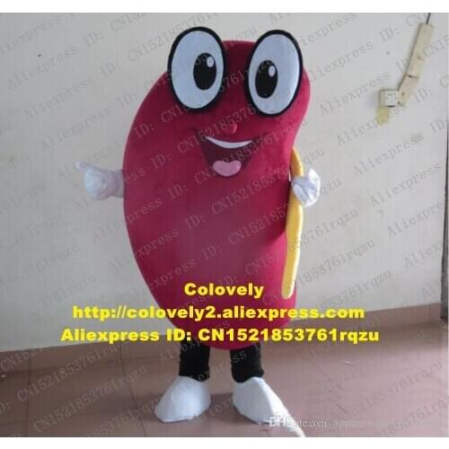 Healthy Kidney Mascot Costume Adult Cartoon Character Outfit Suit Party Hard Party Down Boutique Present zz7832