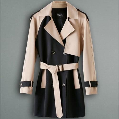 LYFZOUS Women's Short Trench Coats
