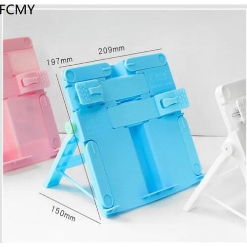 Multicolor Book Stand Holder Portable Foldable Bookend Bookstand Reading Support For Student Children Writing Bracket Office Use