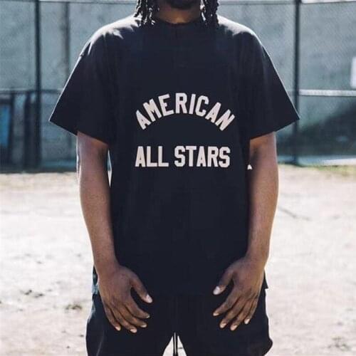 High Street Fashion Brand short-sleeved loose T-shirt 1:1 Best Quality with Label Letter Print Tshirts Women Men top tees