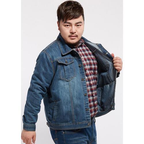 Mens Fattening Cowboy Wear Shirt Large Size 2017 Autumn New Tide Casual Gown Shirt