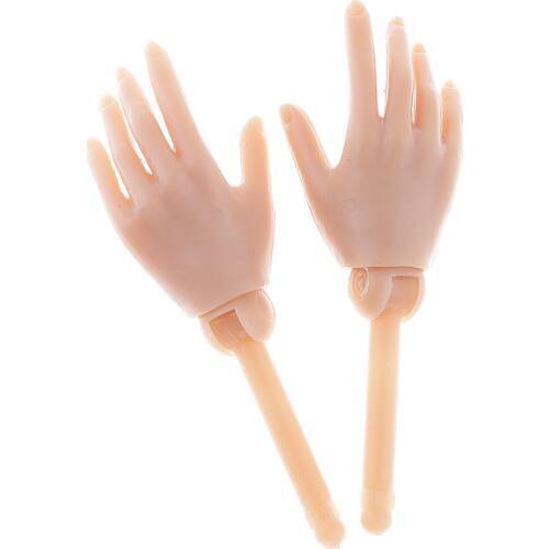 New 1:6 Scale Plastic Female Movable Hands Set for 12'' //Kumik/CG/CY Female Action Figure Body DIY Accessories