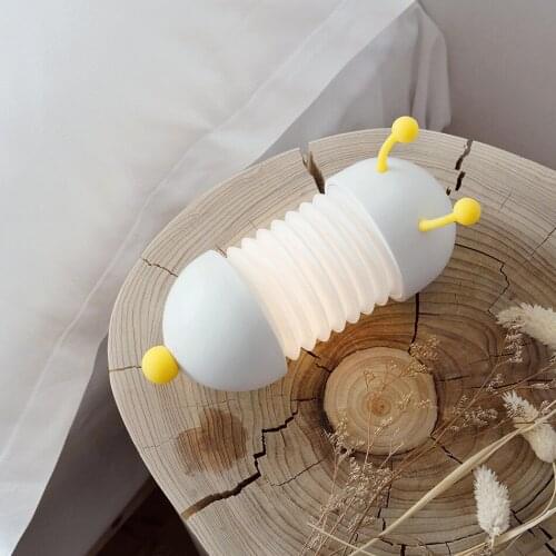 Caterpillar night light Q version gift new led night light usb light led lights for bedroom anime decor
