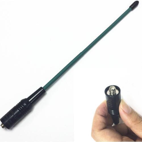 OPX-701 Green Double Segment 144/430 SMA-F Antenna for TK3207 TK3207 G Baofeng uv5r puxing PX777 PX888 etc wakie talkie