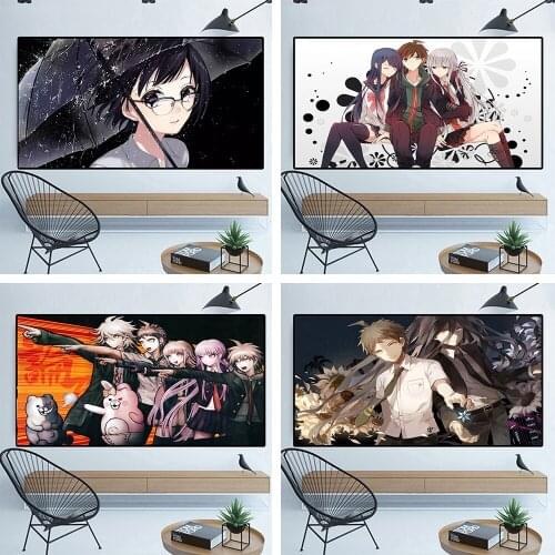 Anime Poster Danganronpa Picture Print Canvas Painting Home Decoration Frameless Enhancing Nursery Children Room Decoration