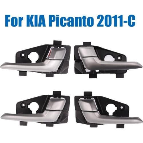 1/2/4 PCS Car Inside Interior Door Handle For KIA Picanto 2011-C FR:82620-1Y010 FL:82610-1Y010 RR:83620-1Y010 RL:83610-1Y010 New