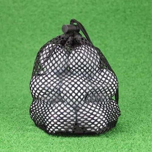 Outdoor Sports Golf Ball Tennis Net Bag Nylon Mesh Pouch Training Storage Sack
