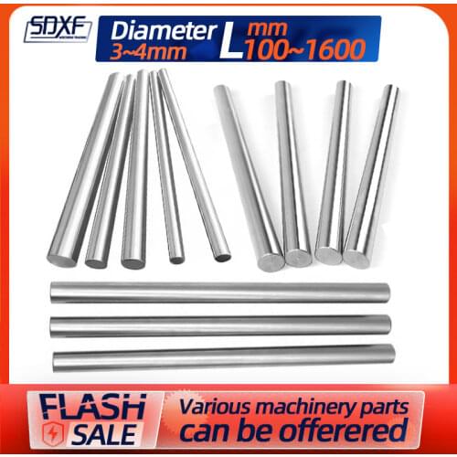Factory direct sales，One piece, diameter 3/4mm，100mm-1600mm，inear optical axis guide chrome-plated rod optical axis, hard shaft