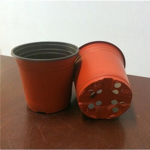 150# Nursery Pots Seedlings Nursery Pots 100PCS Plastic Flowers Plants pot