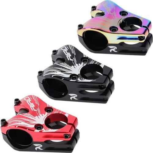 Aluminum alloy bicycle stem road moutain bike stem mtb 31.8/35mm short stem bike parts Black/Red/Rainbow