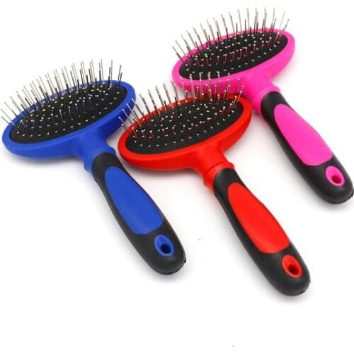Efficient self-cleaning dog comb cat comb small large dog cat pet grooming brush comfortable and safe non-slip pet comb