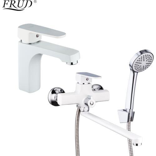 FRUD White Bath Mixers