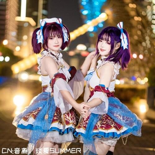LoveLive!Sunshine Saint Snow After School Activity Kazuno Leah Kazuno Sarah Cosplay Costumes Women Dancing Dress Custom Made