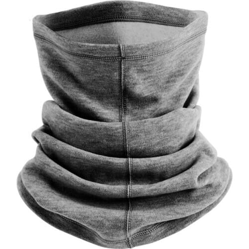 Men Winter Neck Warmer Bandana Sports Thermal Women Skiing Gaiter Hiking Cycling Snowboar Tube Scarf Fleece Pipe Half Face Mask