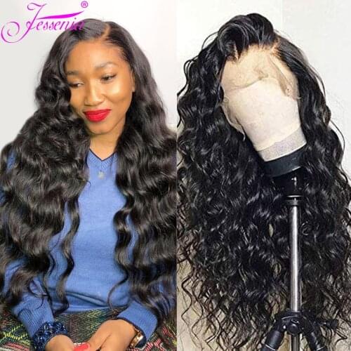 28 30Inch 4x4 Loose Wave Lace Closure Human Hair Wigs Cheap Loose Deep Glueless Frontal Wig Full End Cheap Brazilian Remy wigs