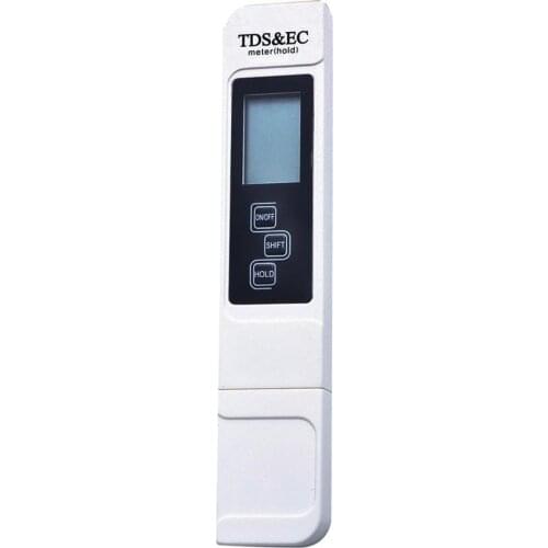 3In1 PH acidity meter Multifunctional TDS EC PPM Water Quality Meter Tester Pen LCD Display 0-5000ppm TDS&EC Tester Pen 10/7/5/2