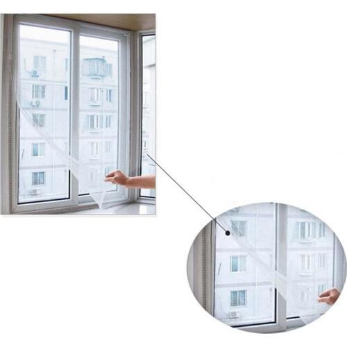 DIY Curtain Protector Fly Screen Inset Fly Mosquito Window Net Mesh Screen Room Cortinas Mosquito Curtains Net
