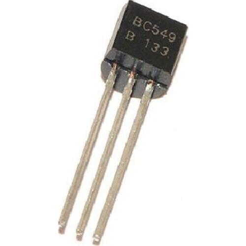 100PCS/LOT 549 BC549 BC549B TO-92 0.1A 30V NPN New original