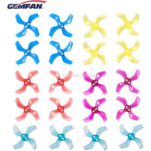 16pcs/8Pairs Gemfan 1636 4-paddle Propeller PC 1mm/1.5mm Hole FPV propeller 40mm 1.6inch CW CCW Props for 80mm FPV indoor frame