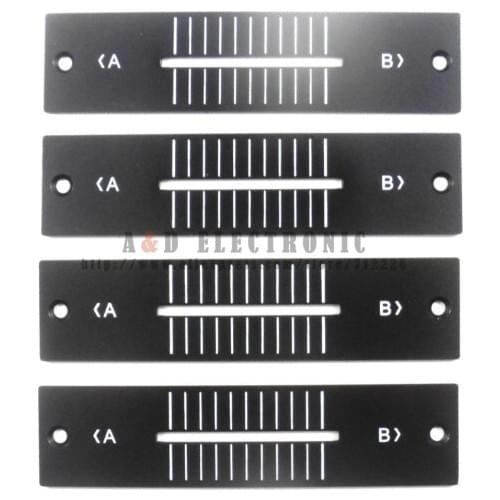 4pcs DAH2427 Channel fader Face metal Plate CHF Panel for Pioneer DJM 800